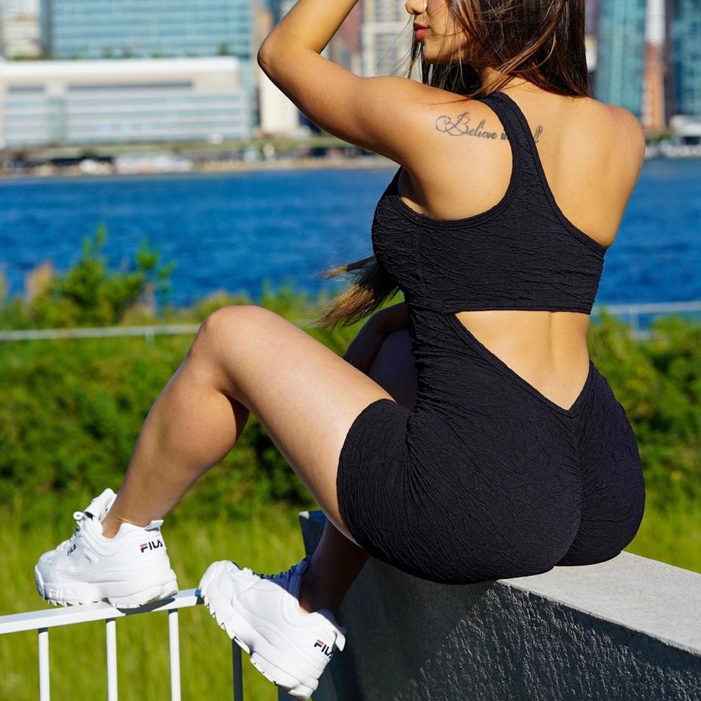 ❤️SOLD OUT ❤️Black Sportswear jumpsuit.